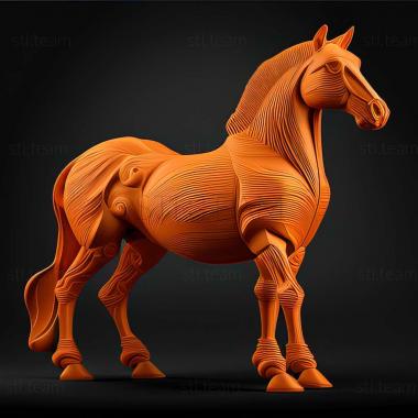 3D model Orange famous animal (STL)